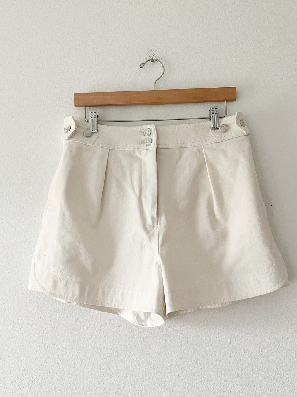 DEREK LAM 10 CROSBY | Cotton Blend Gabardine Shorts | 10 - Picture 2 of 4